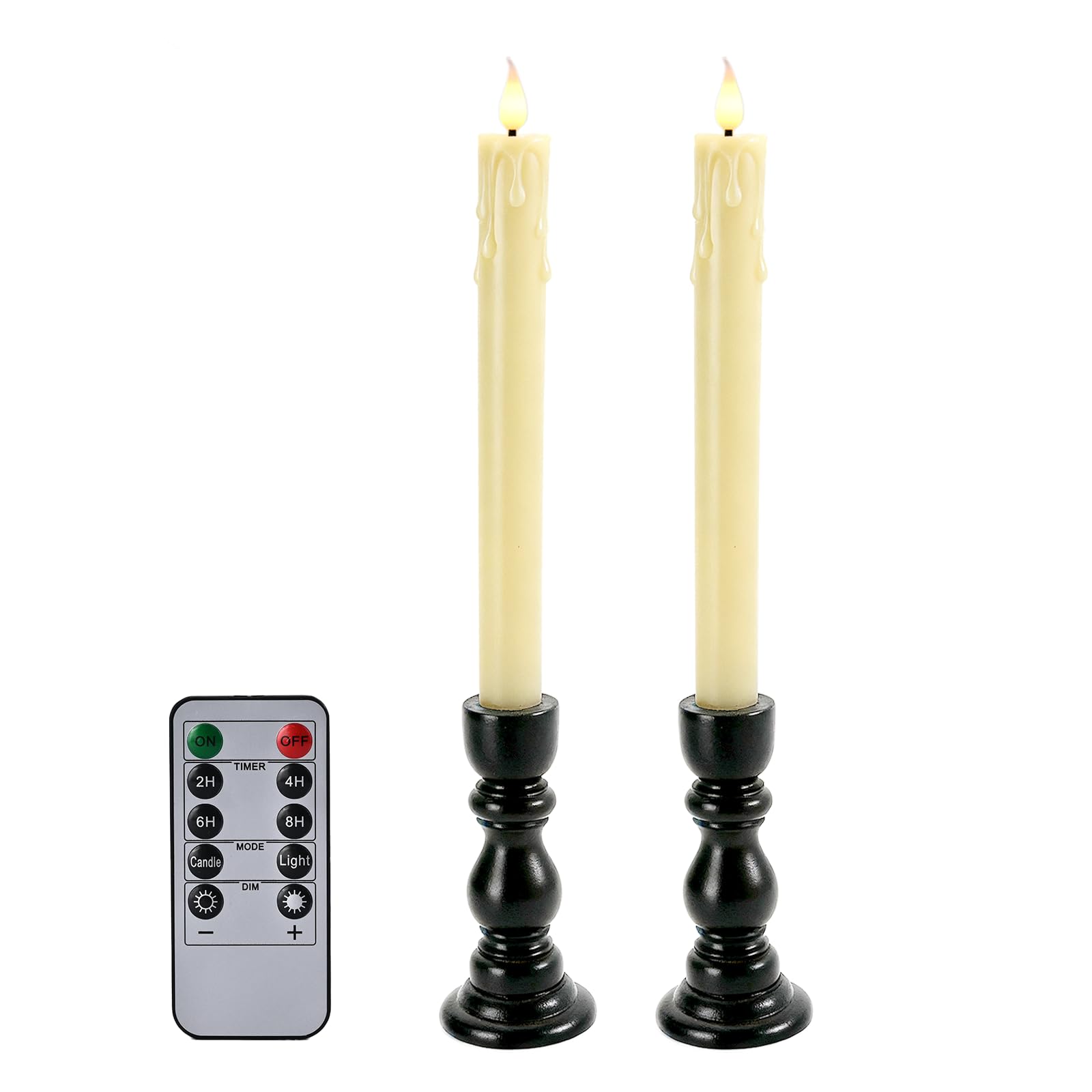 Amazon｜Umimile 仏壇用LEDろうそく 2本 充電式 リモコン付属 タイマー